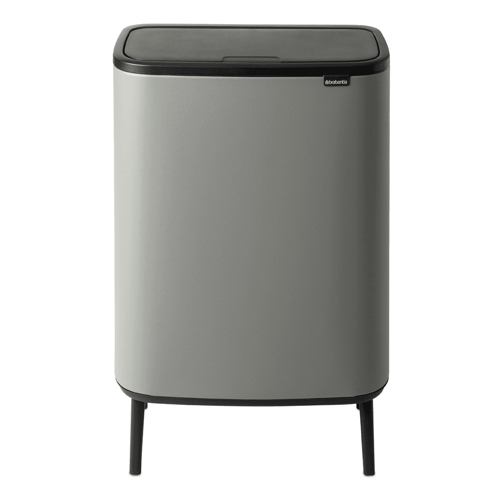 Bo Hi touch bin, 60 litre, Mineral Concrete Grey