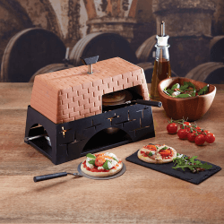 Image showing the Mini Tabletop Pizza Oven, Terracotta product.