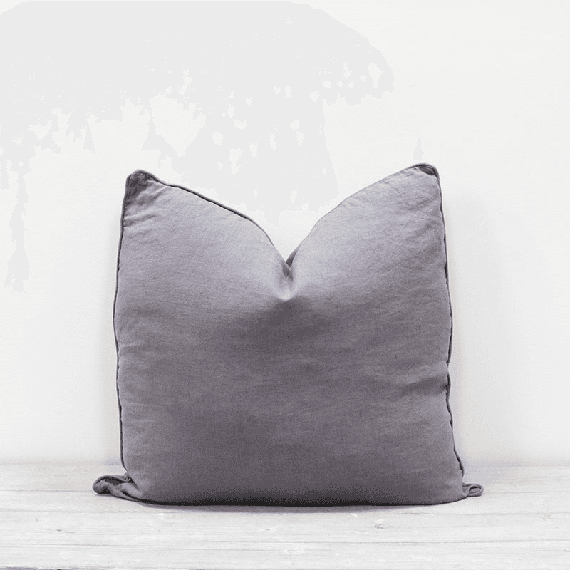 Lisbon Cushion, 50 x 50cm, Pewter Grey