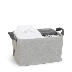 Image showing the Laundry Basket, Foldable, Grey product.