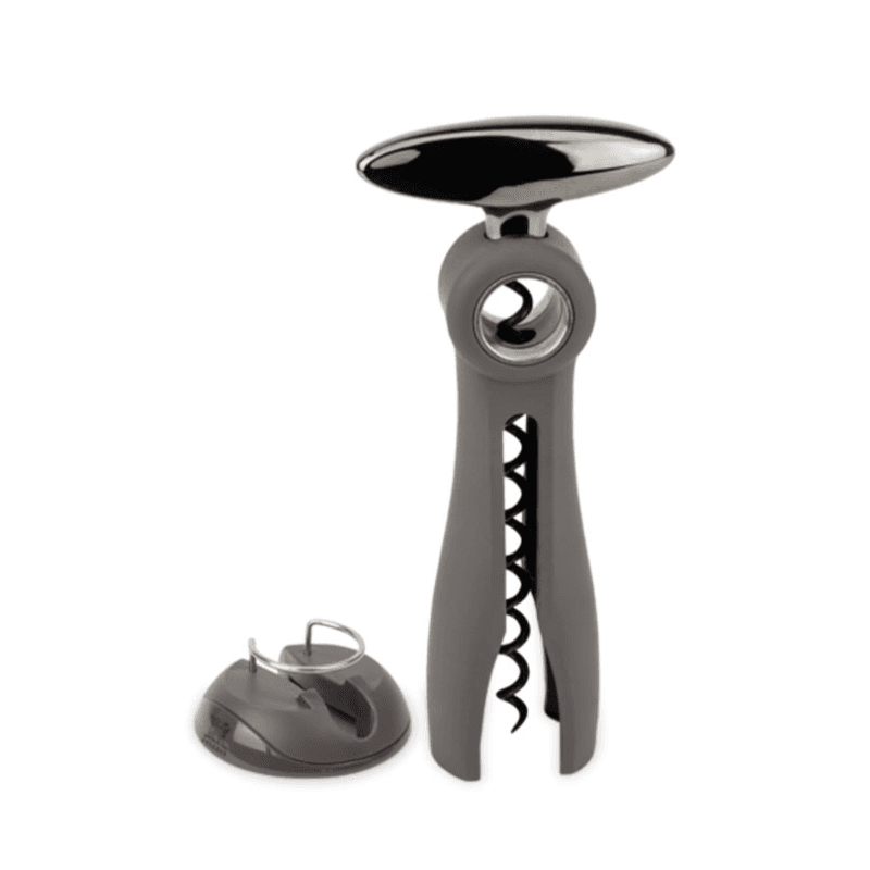 Salma Corkscrew with Foil-Cutter, 19cm, Basalt