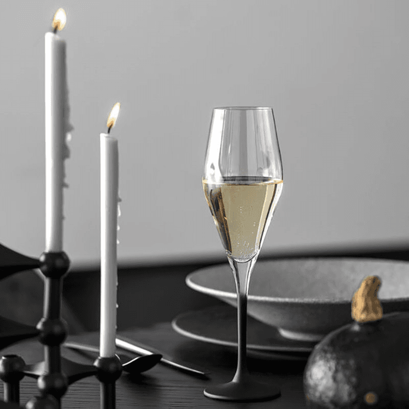 Manufacture Rock Set of 4 Champagne Flutes, 200ml, Clear