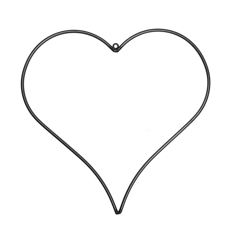 Farringdon Heart Wall Display, Grey