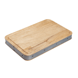 Image showing the Industrial Kitchen Rectangular butchers block, 48 x 32 x 5cm, Mango Wood product.