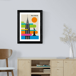 Image showing the Bo Lundberg New York 64 Print, Multi product.