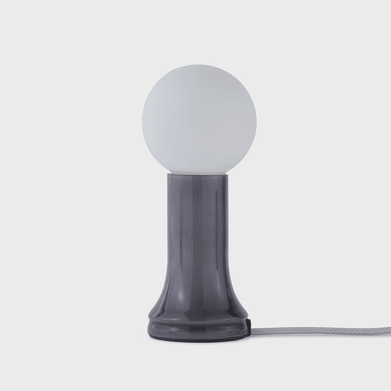 Shore Table Lamp with G95 LED Bulb EU, Smoke Grey
