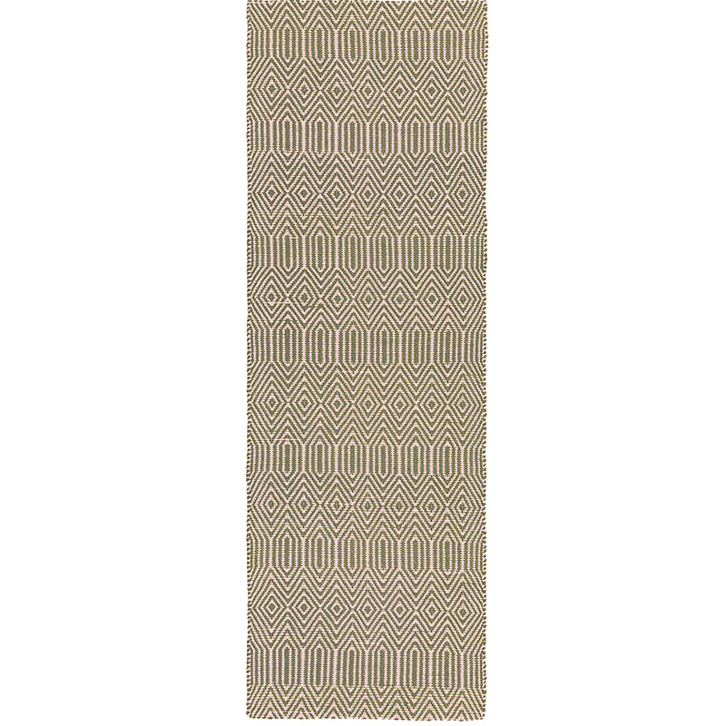 Sloan ethnic flatweave runner, 66 x 200cm, taupe