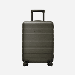Image showing the H5 Essential Cabin Suitcase, H55 x W23 x L40cm, Dark Olive product.