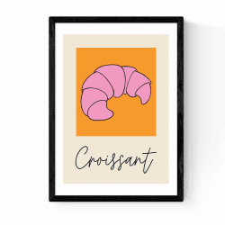 Image showing the Inoui Croissant Print, Pink product.