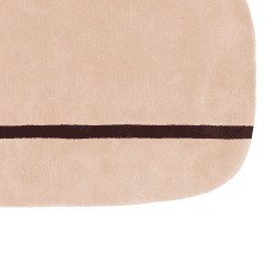 Image showing the Oona Rug, L200 x W90cm, Rose product.