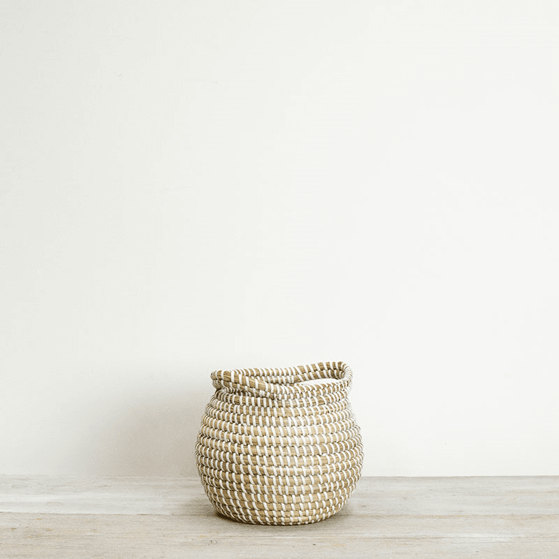Elba Basket, 18 x 15cm, Seagrass