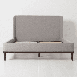 Image showing the Bed 02 Linen Double Frame, Natural product.