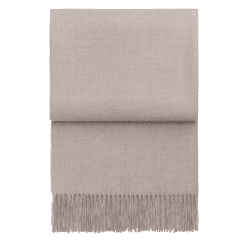 Image showing the Luxury Plaid Throw, H200cm x W130cm, Latte product.