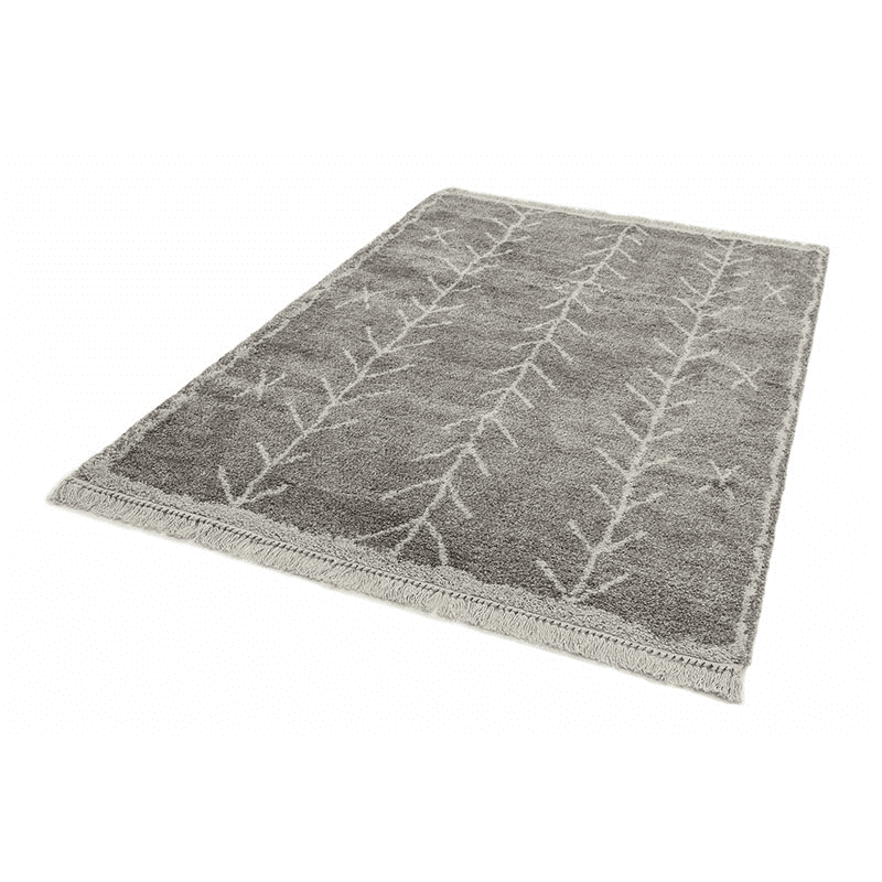 Rocco berber style rug, 120 x 170cm, Grey & Cream