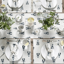 Image showing the Lobster Fabric placemat, 40 x 30cm product.