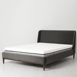 Image showing the Bed 02 Velvet King Size Frame, Charcoal product.