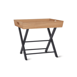 Image showing the Clockhouse Butlers Side Table, Natural & Carbon product.