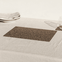 Image showing the Dash Set of 4 Placemats, W25 x L35cm, Black product.