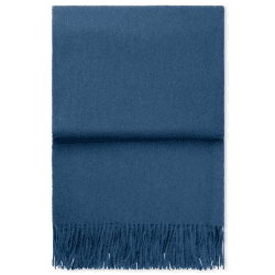 Image showing the Classic Throw, H130 x W200cm, Moirage Blue product.