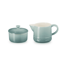 Image showing the Stoneware Signature Milk and Sugar Set, Sea Salt product.