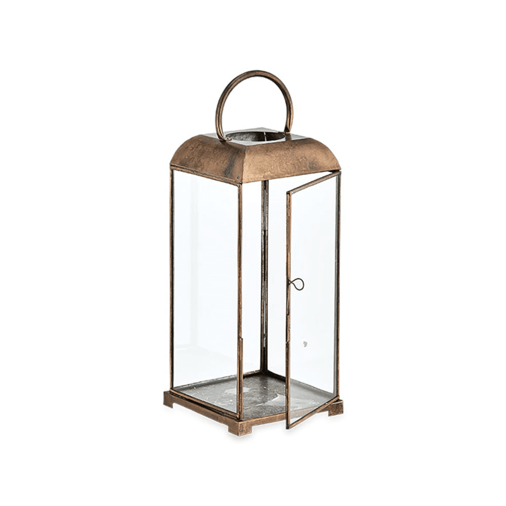 Lantern, Kaso, Small, Aged Antique Brass