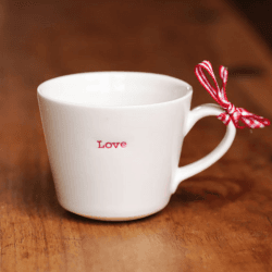Image showing the Love' Espresso Cup Set of 4, 100ml, White product.