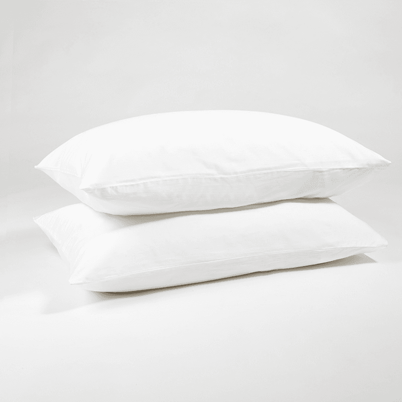 The Original 300 Thread Count Sateen Pair of Pillowcases, Standard, White
