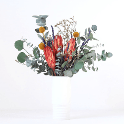 Image showing the Colour Pop Medium hand-tied bouquet, H42-48cm, Verbena product.