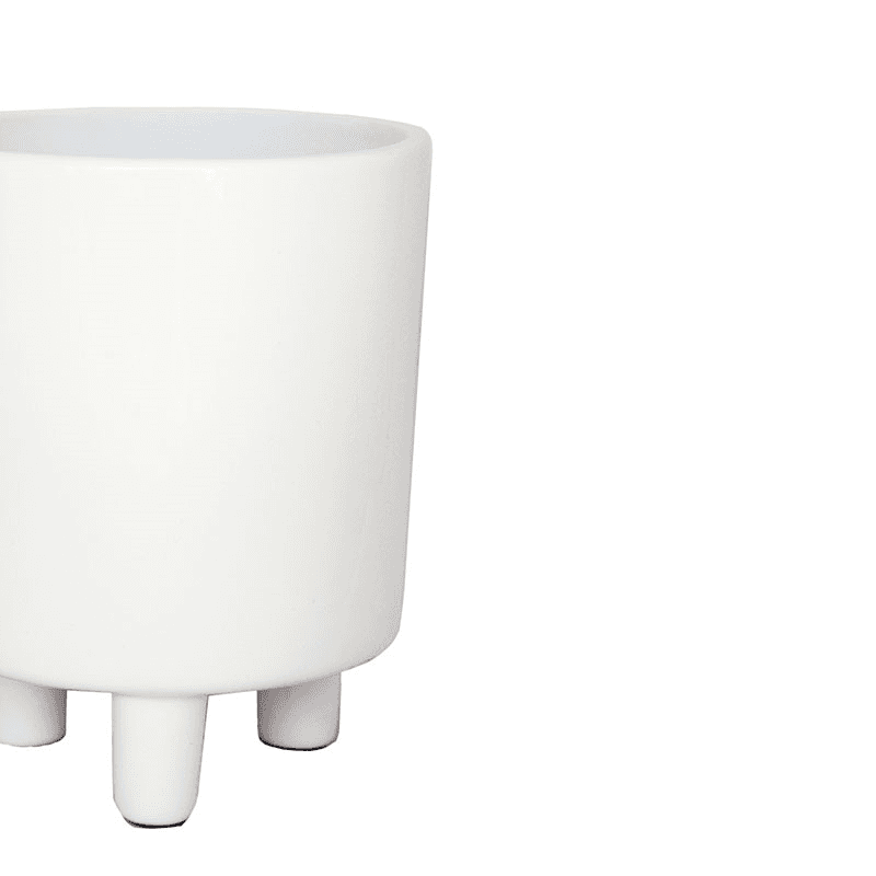 Pisa Planter, H16 x W19 x D19cm, White