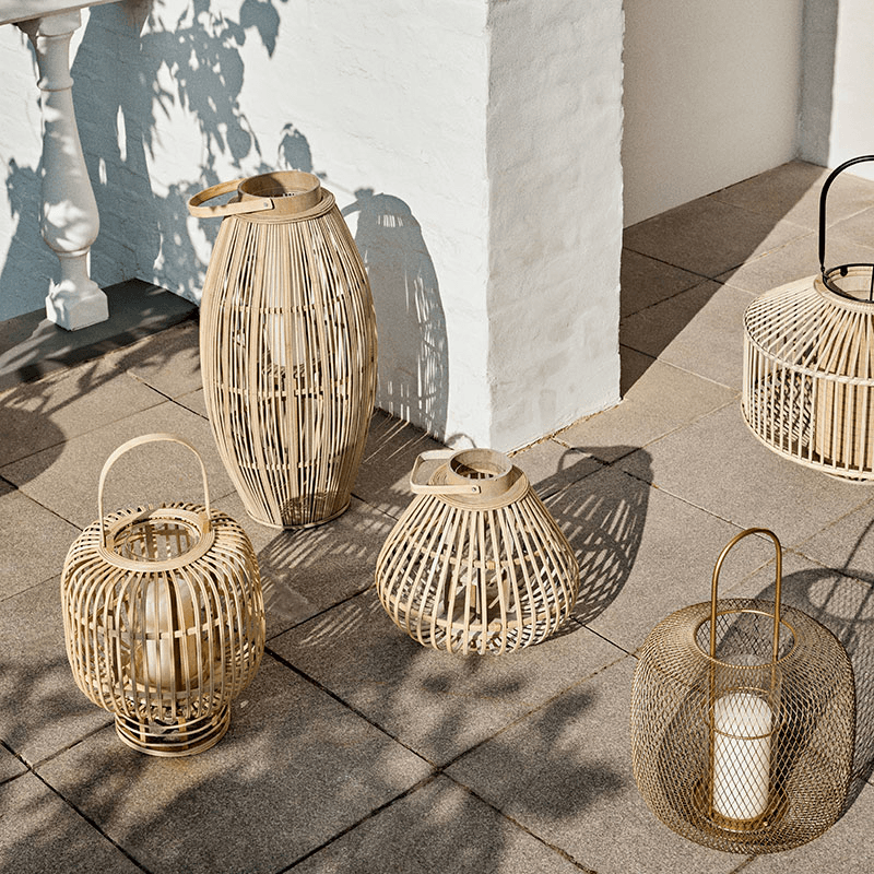 Sahara Lantern Large Natural, Natural For Ø7cm Candle