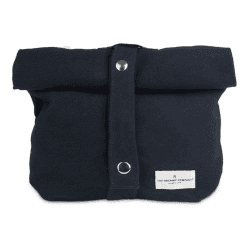 Image showing the Canvas Lunch bag, 30 x 39cm, Dark Blue product.