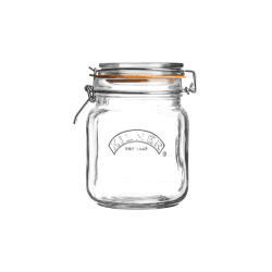 Image showing the Square Cliptop Jar, 1L product.