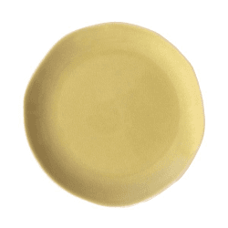 Image showing the Maguelone Small Round Plate, D20cm, Sunflower Yellow product.