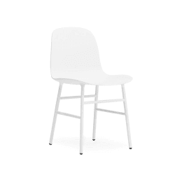 Image showing the Form Dining chair, L48 x H80 x D52cm, White product.