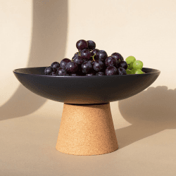 Image showing the Eco Fruit Bowl, D29cm, Matt Black product.
