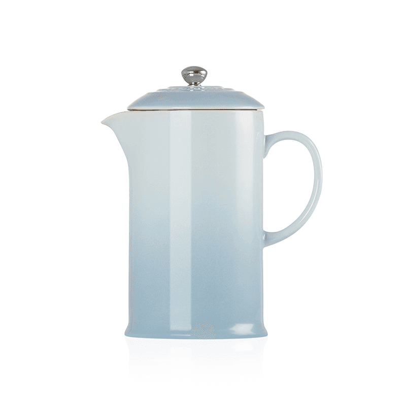 Stoneware Cafetiere, 1 litre, Coastal Blue