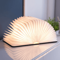 Image showing the LED Smart Book Light, Standard, Black Leather product.
