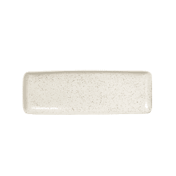 Image showing the Nordic Vanilla Rectangular Platter, 12.5 x 35cm, Off White product.