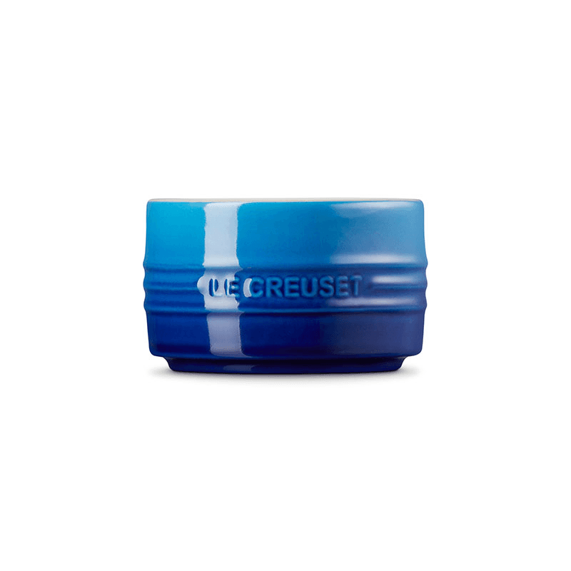 Stoneware Stackable Ramekins, Azure