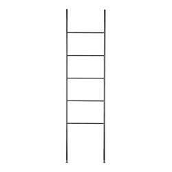 Image showing the Icon Towel ladder, 45 x 3 x 175cm, Black product.