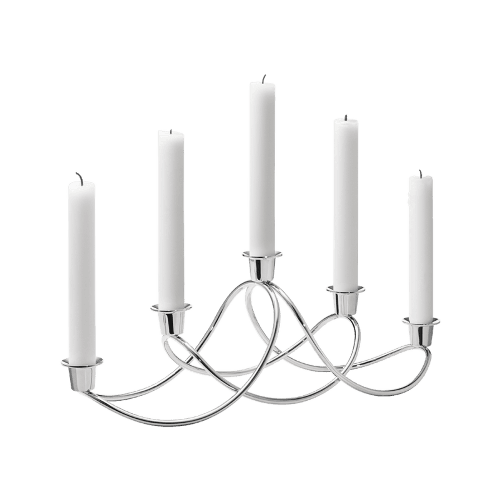 Harmony Candleholder, Stainless Steel