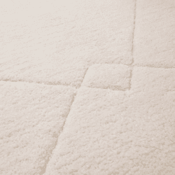 Image showing the Fes Moroccan Boho Diamond Rug, 120 x 170cm, Cream product.