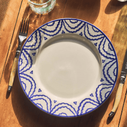 Image showing the Tabla Set of 2  Dinner Plates, D28cm, Blue product.