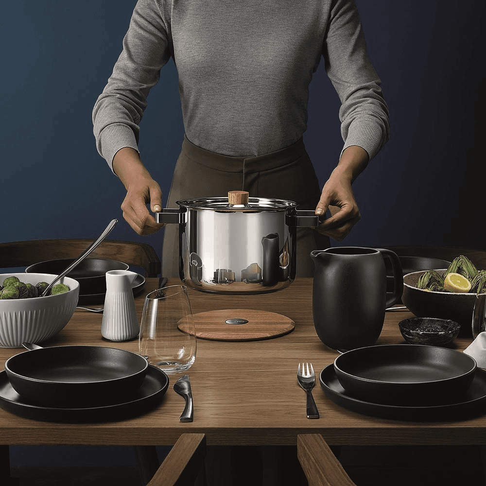 Nordic kitchen Pot, 4 Litre, stainless steel