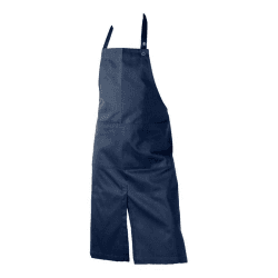 Image showing the Twill Apron with pocket, 80 x 95cm, Dark Blue product.