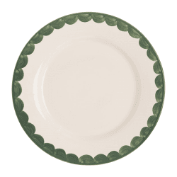 Image showing the Scallop Dinner Plate Set of 2, D28cm, Green product.