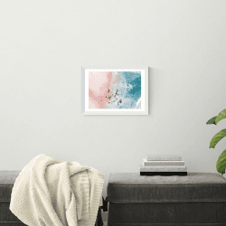 Image showing the Ingrid Beddoes Sea Bliss Print, A3, White Frame product.