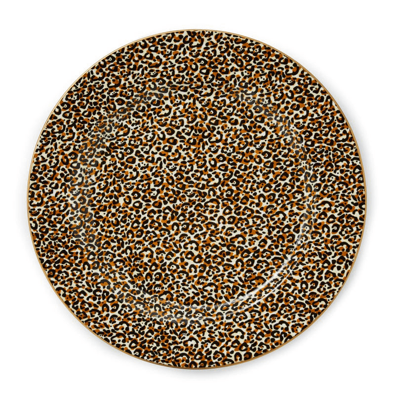 Creatures of Curiosity Serving Platter, D30.5cm, Leopard