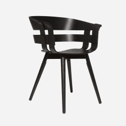 Image showing the Wick Chair, 57 x 50.5 x 75cm, Black product.