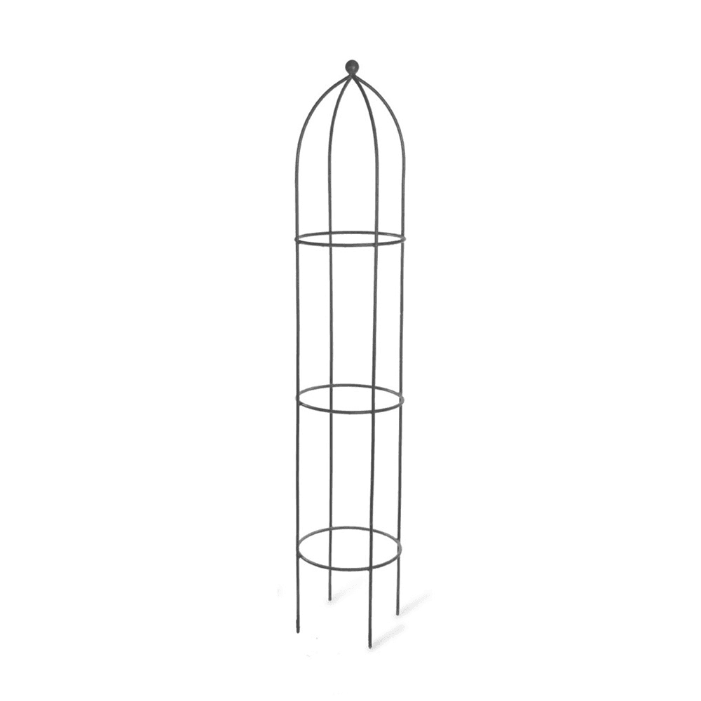 Set of 2 plant supports, Silver